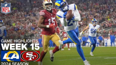 49ers vs Los Angeles Rams Match Player Stats