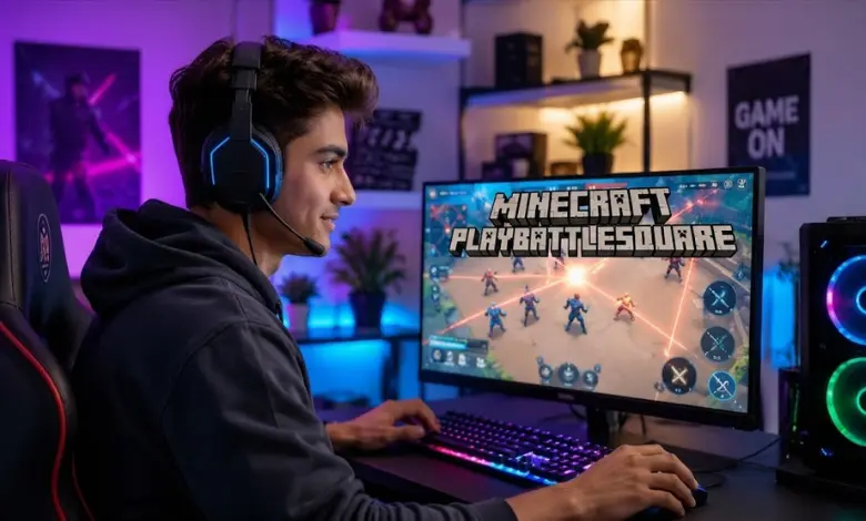 Minecraft PlayBattleSquare